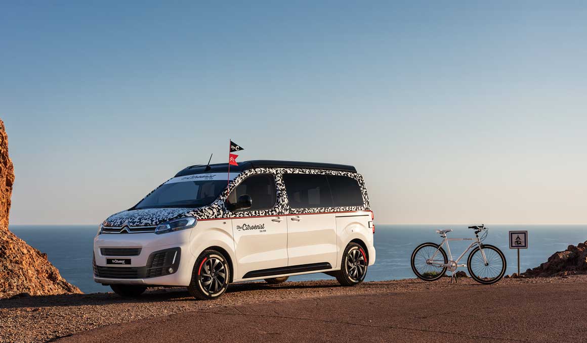 El espectacular monovolumen Space Tourer The Citroënist Concept da pie a la creación de la bicicleta The Citroënist Rider by Martone.
