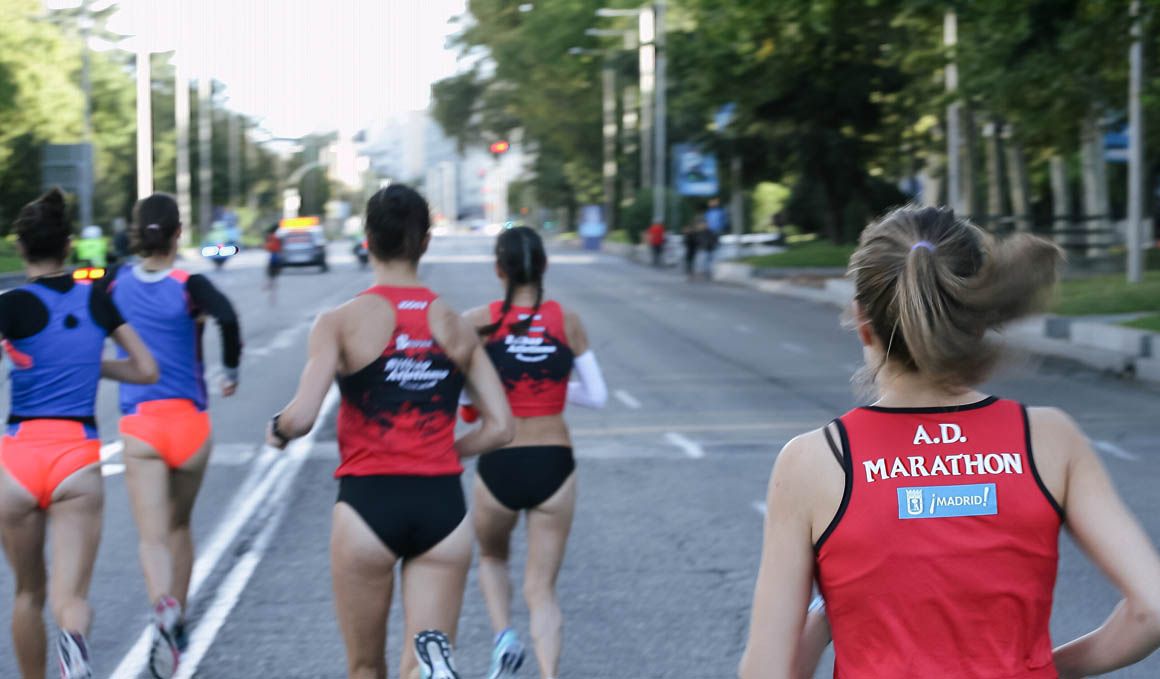 alimentarse correr un medio maratón