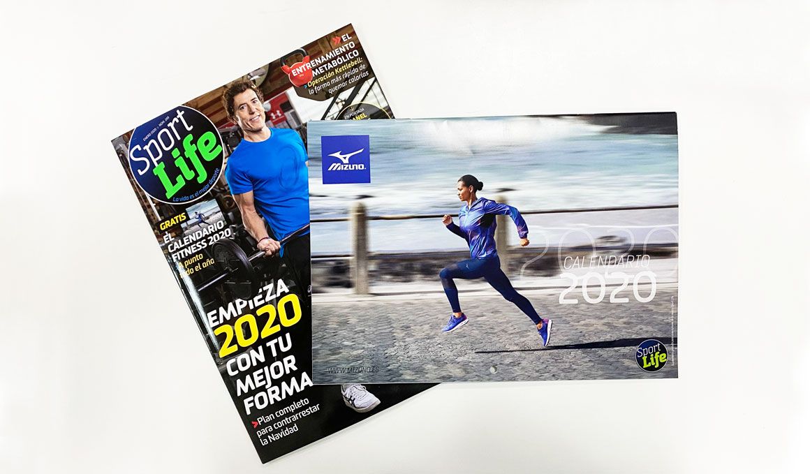 ¡No te pierdas el calendario fitness 2020 de Mizuno y Sport Life!
