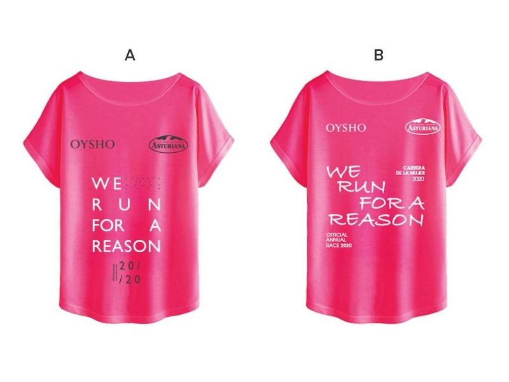 Ayúdanos a elegir la camiseta Oysho de la Carrera de la Mujer 2020