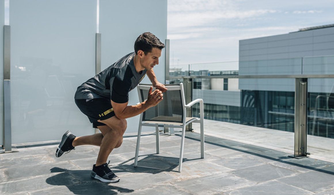 Yo entreno en casa con sillas