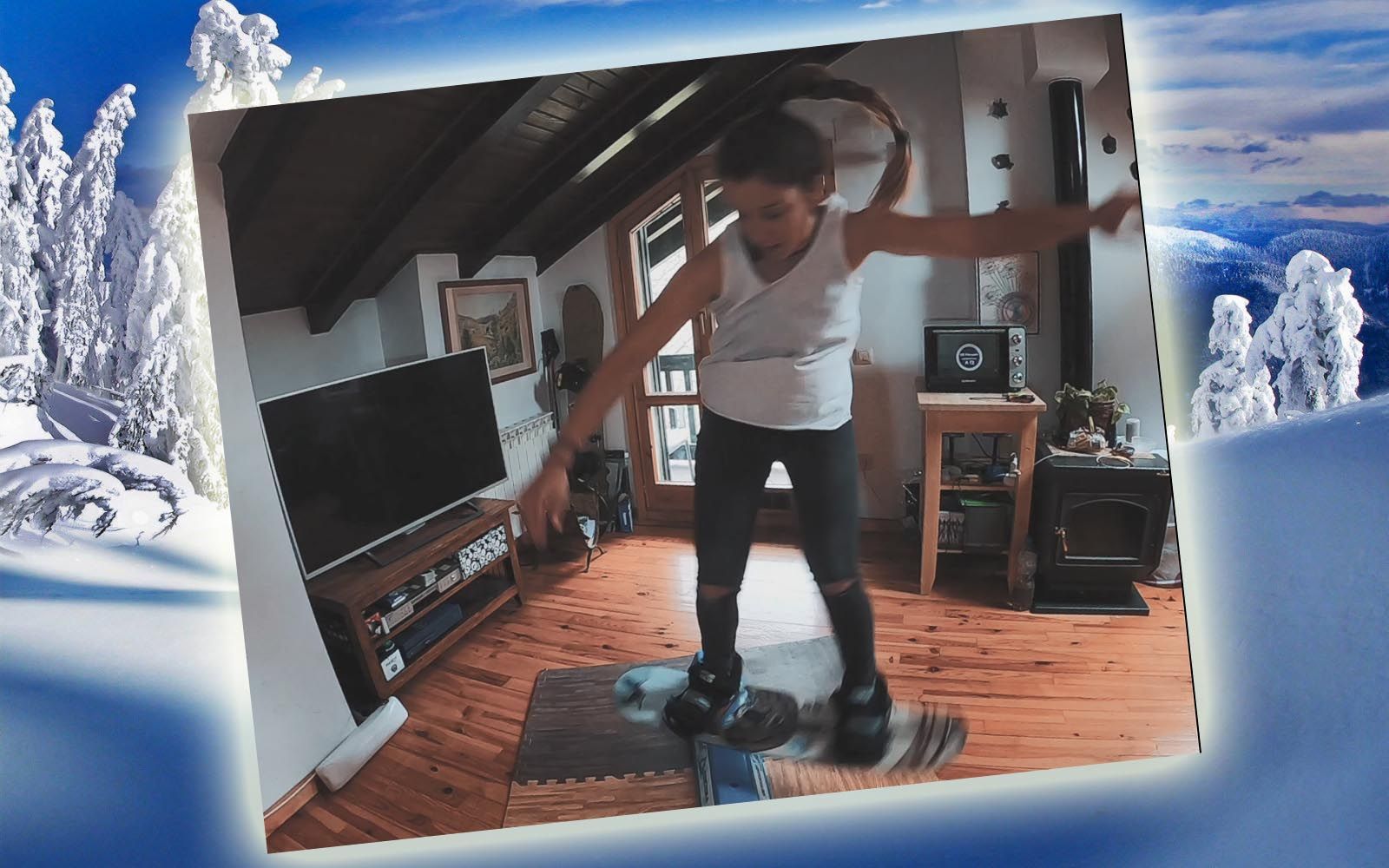 ¡Snowboard en casa!