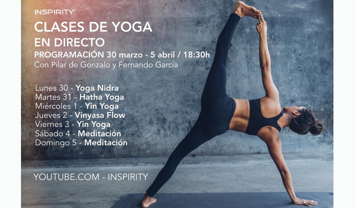 Clases de Yoga en Directo con Inspirity