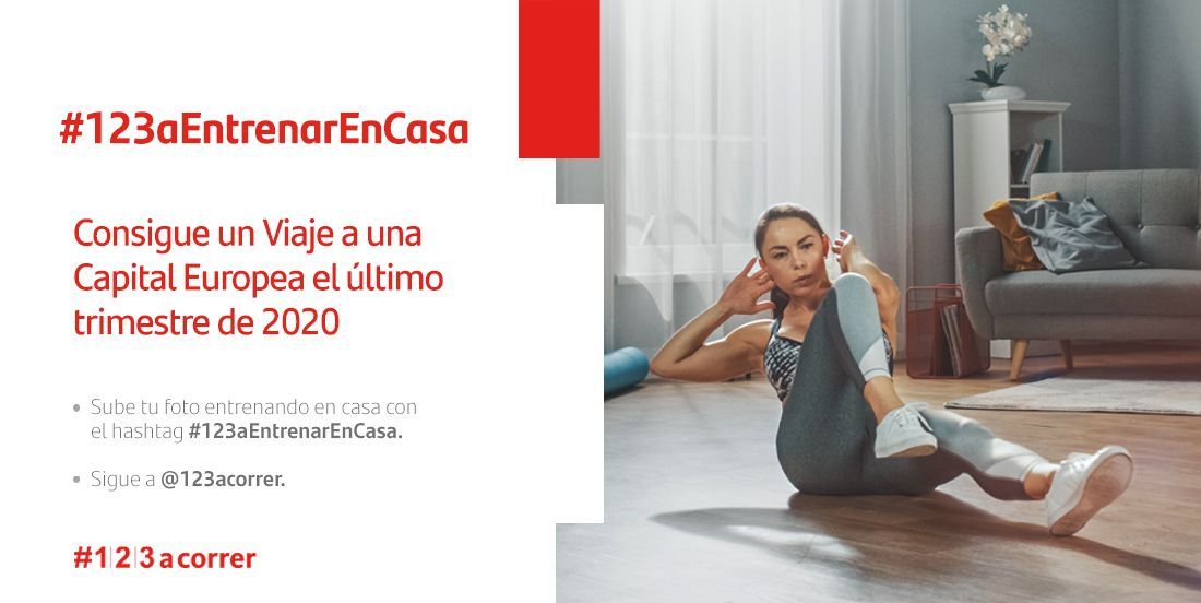 Entrena en casa y ¡gana un viaje a Europa!