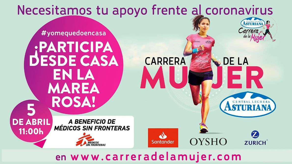 La Carrera de la Mujer en casa a favor de Médicos sin fronteras