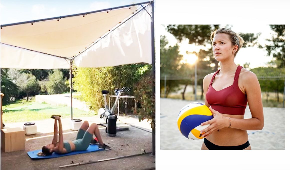 Así entrena Tania Moreno...en casa