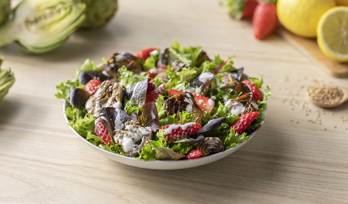 Receta de Ensalada Templada de Alcachofas
