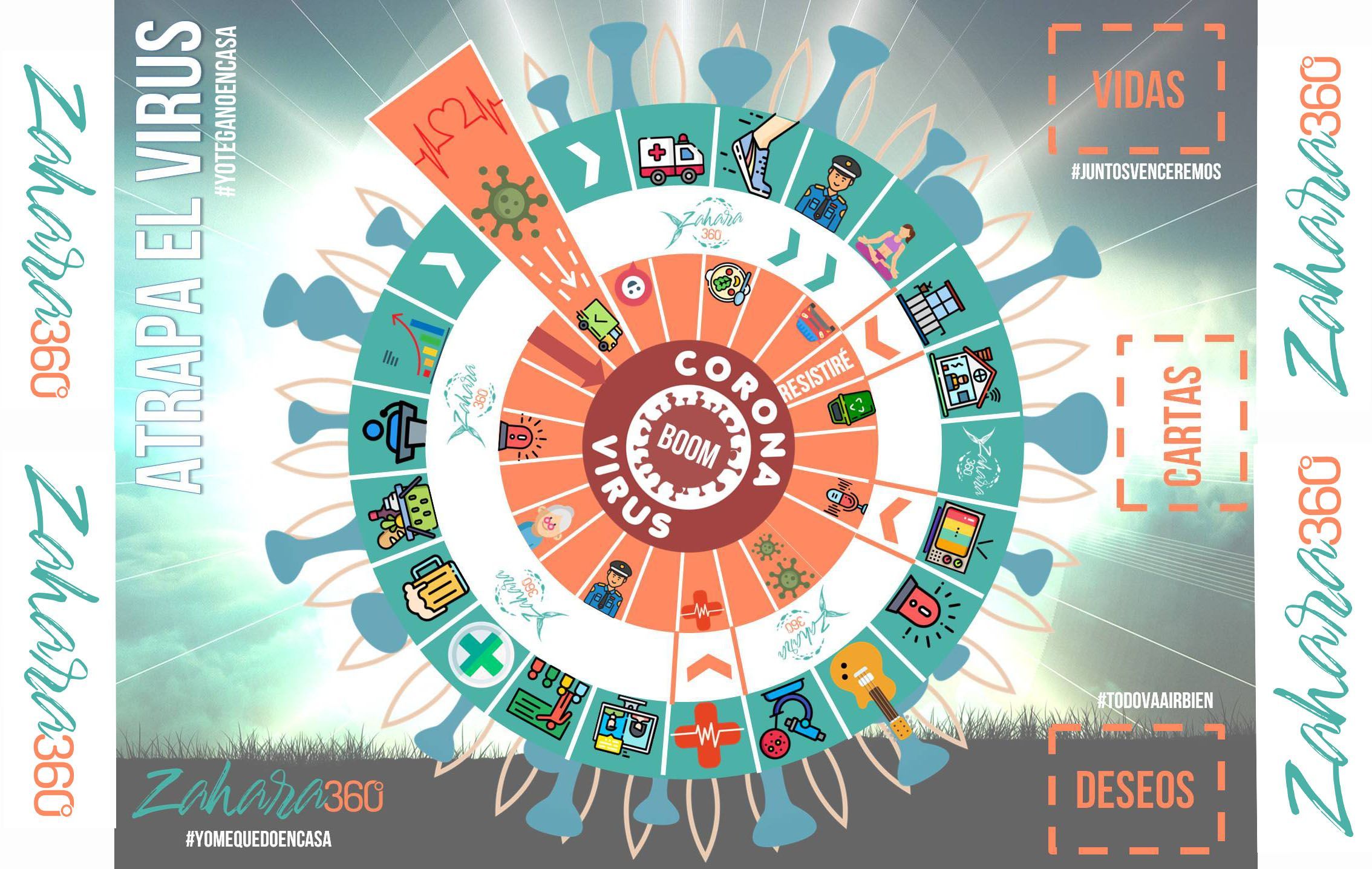 "Atrapa el virus". El primer juego familiar (y gratuito) para luchar contra el coronavirus