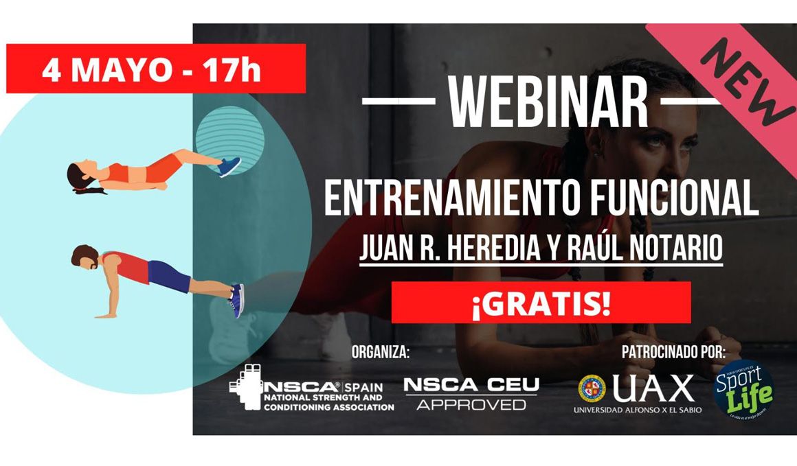 Webinar gratuito: Todo lo que necesitas saber sobre ENTRENAMIENTO FUNCIONAL