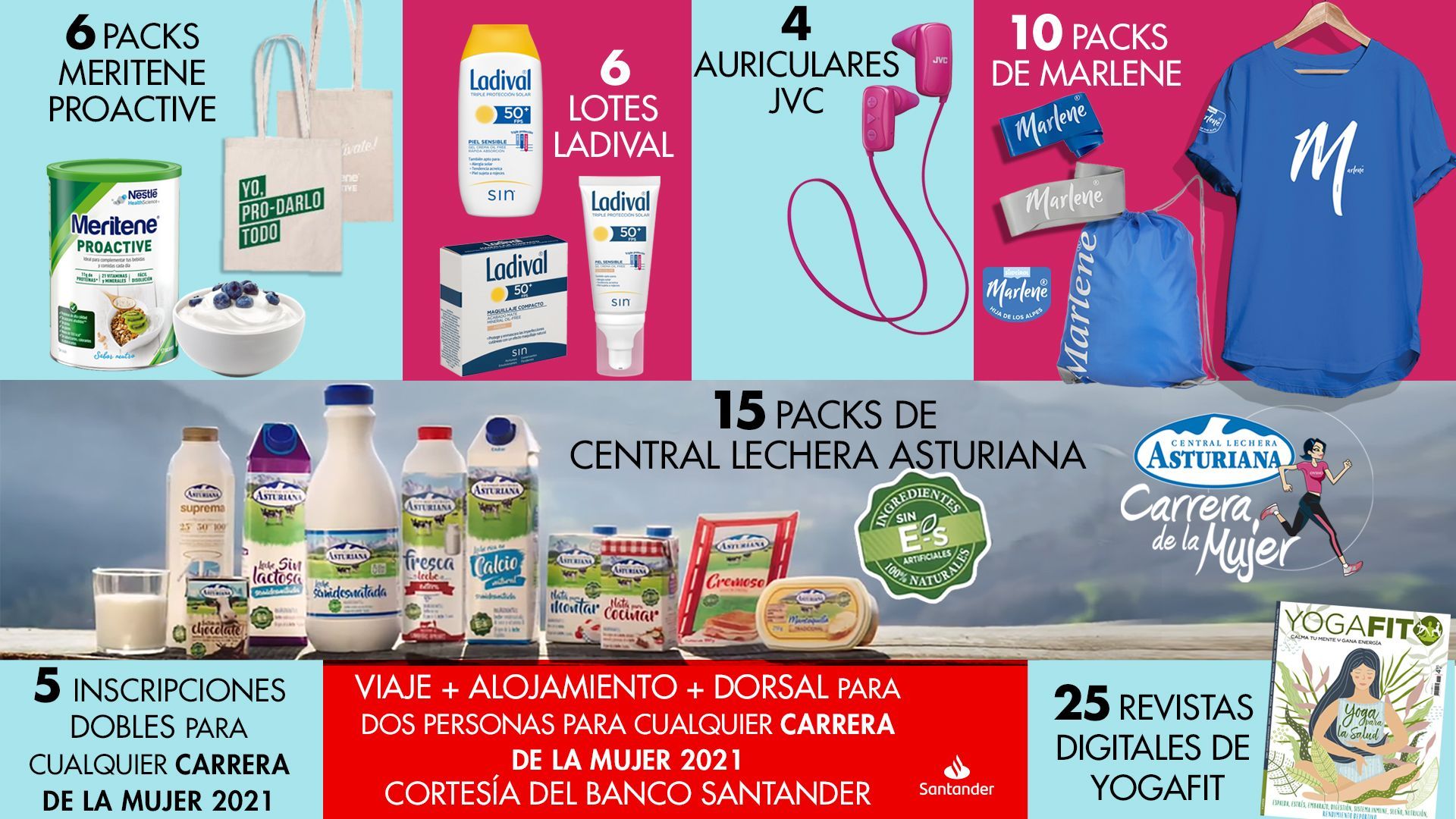 ¡Lluvia de regalos en la Carrera de la Mujer Imparable!
