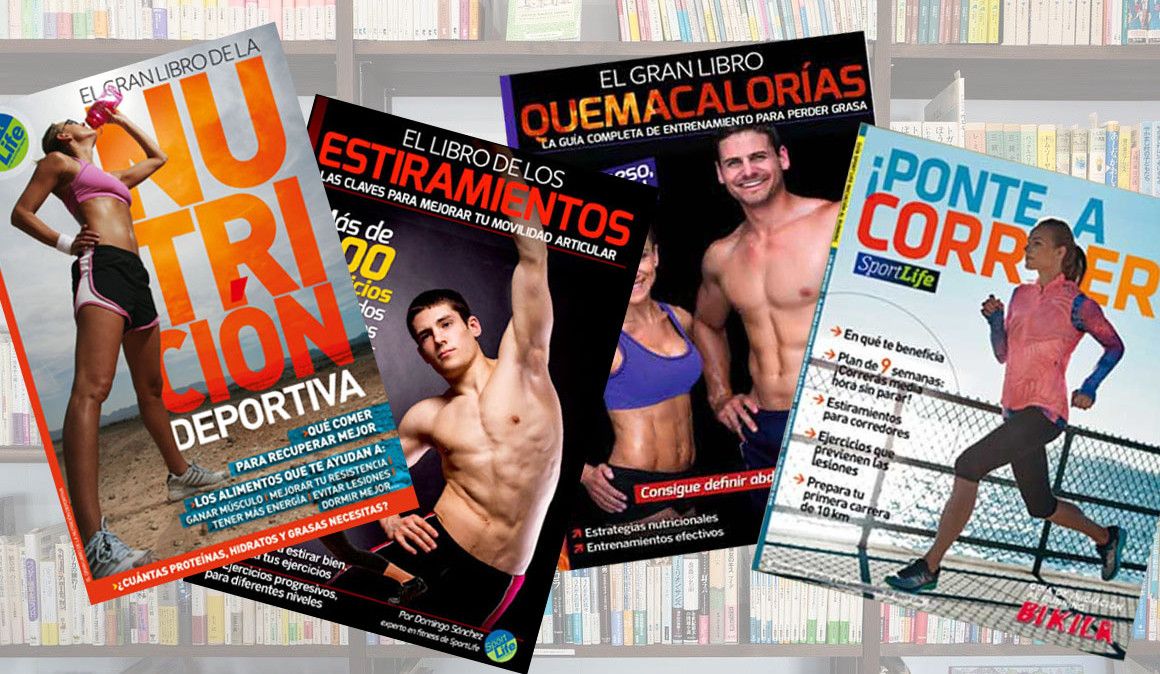 5 Libros de Deporte, fitness y nutrición por sólo 1 euro