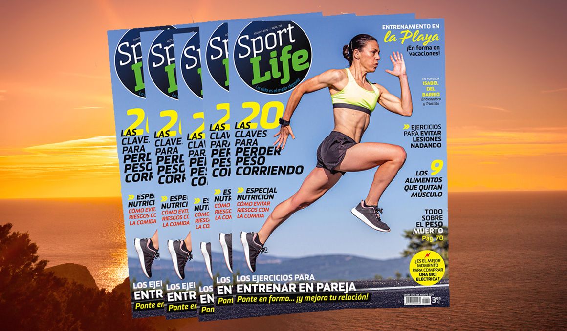 Sport Life de agosto, con Isabel del Barrio @onmytrainingshoes en portada, te pone a tono este verano.
