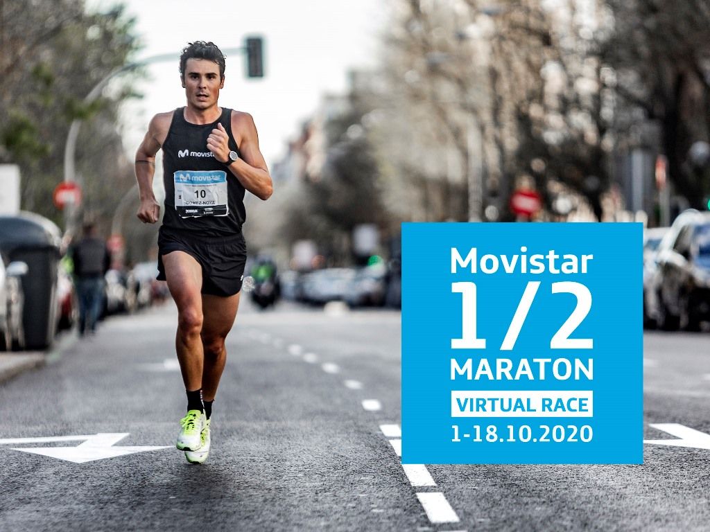 Inscripciones abiertas para el Movistar Medio Maratón Virtual
