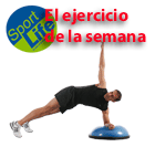 Helicóptero sobre bosu