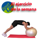Crunch sobre balón
