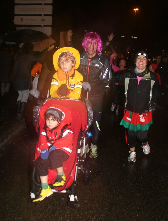 San Silvestre 2009, agua y fiesta