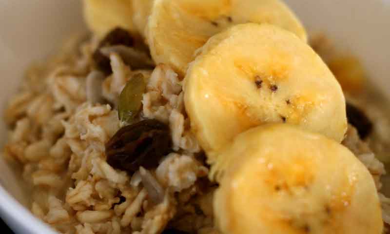 Receta:Batido de Plátanos de Canarias con muesli de chocolate