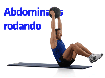 Abdominales rodando
