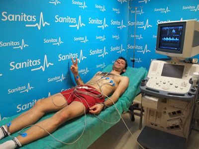 Así es un reconocimiento médico especial para deportistas