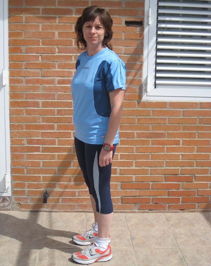 Tras participar en una carrera