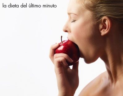 La dieta del último minuto