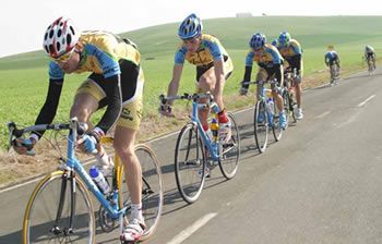 Estiramientos para ciclistas: pectoral en rotación