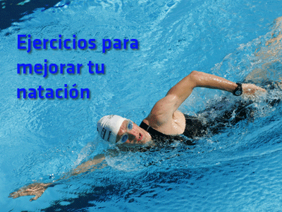 Entrena en el gimnasio para mejorar nadando