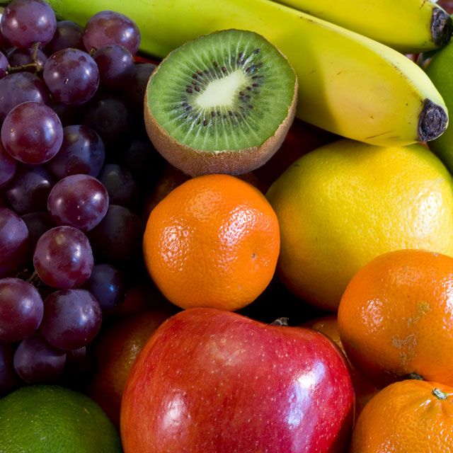 Tabla de alimentos ricos en antioxidantes