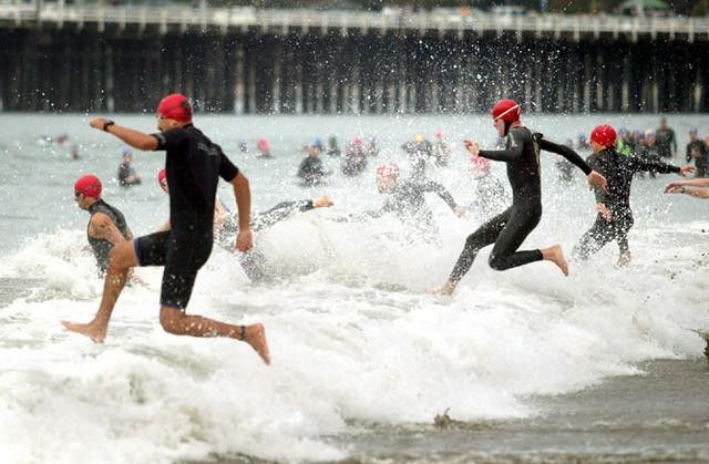 ¿Cómo calientas antes de un triatlón?