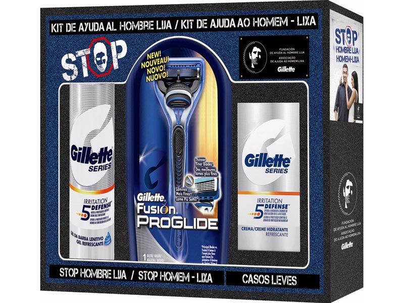 Kit de afeitado Gillette para combatir la irritación