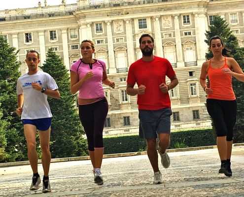 Corriendo por el casco histórico de Madrid
