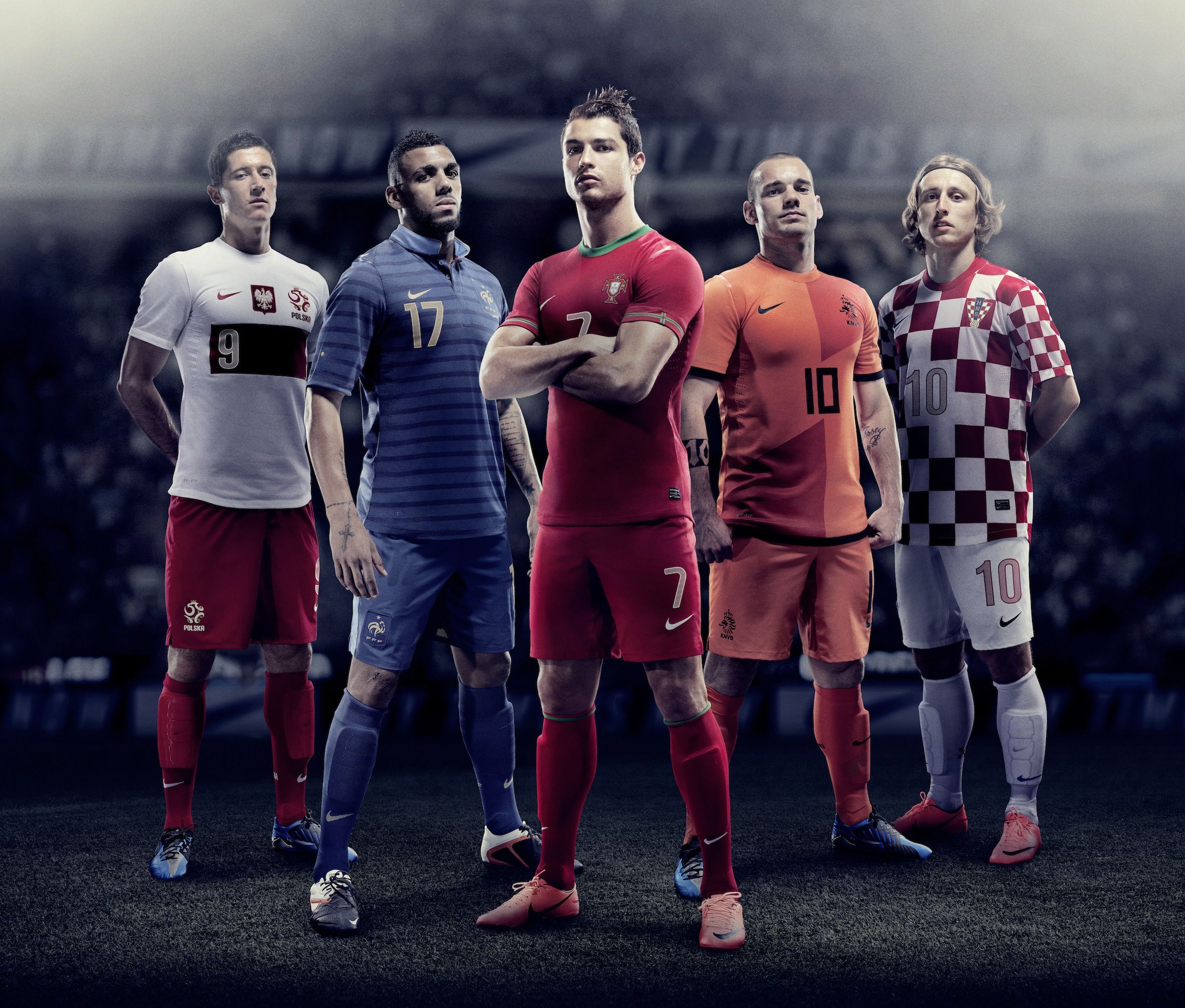 Nike presenta las equipaciones de Euro 2012