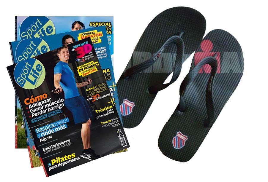 Llévate las chanclas Ironman con tu revista Sport Life