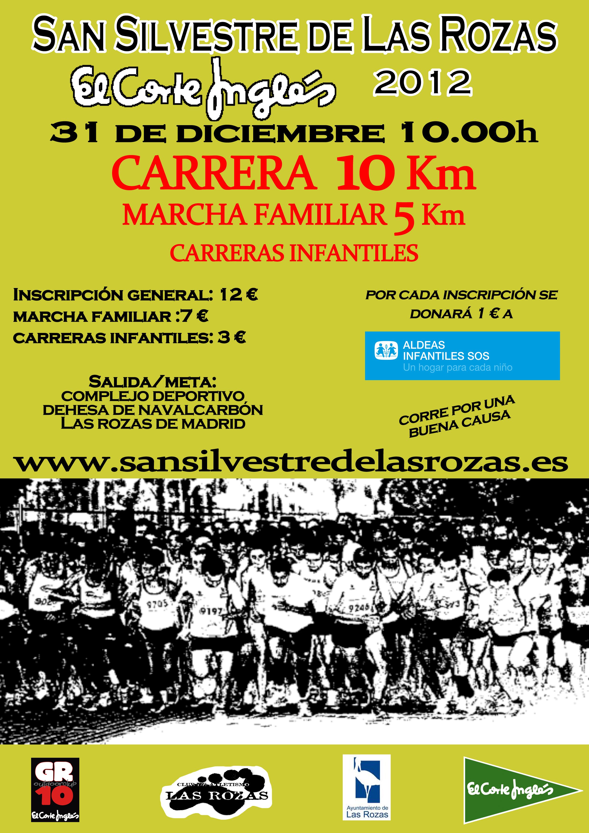 San Silvestre de Las Rozas El Corte Inglés 2012