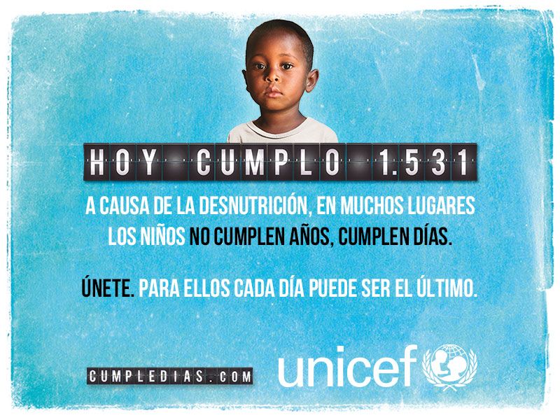 En algunos países los niños no cumplen años, cumplen días...