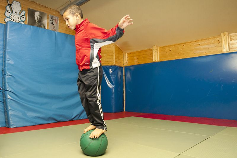Circuito de fitness para niños de 5 a 7 años