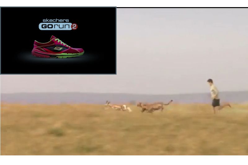 "Hombre frente a guepardo", el spot que Skechers presentará en el intermedio de la Super Bowl