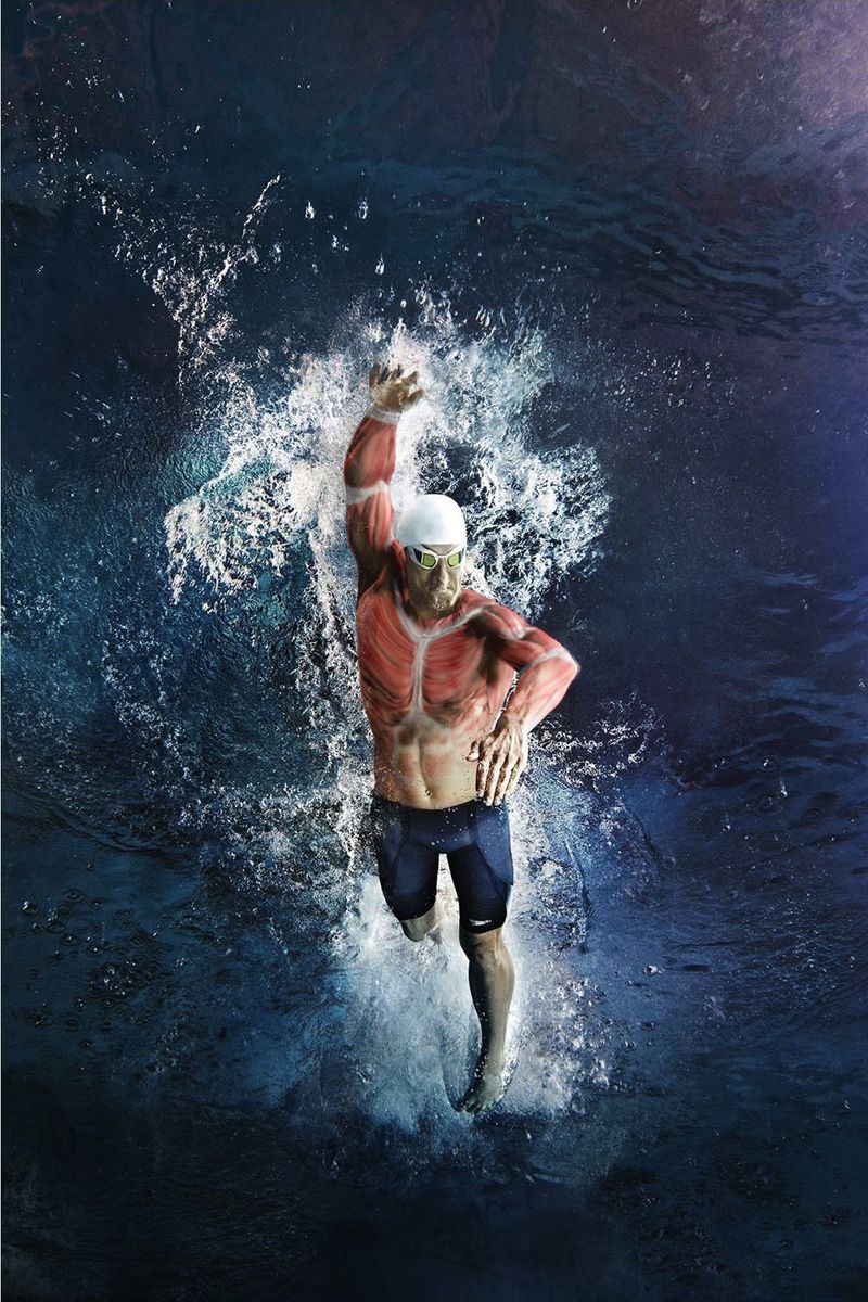 El gesto deportivo: propulsión en natación