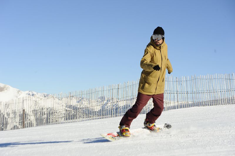 Snowboard: viaje Frontside y Backside