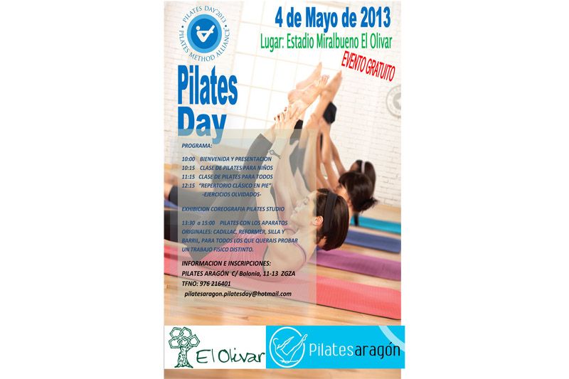 Celebra el Día Internacional del Pilates el próximo 5 de mayo en Zaragoza