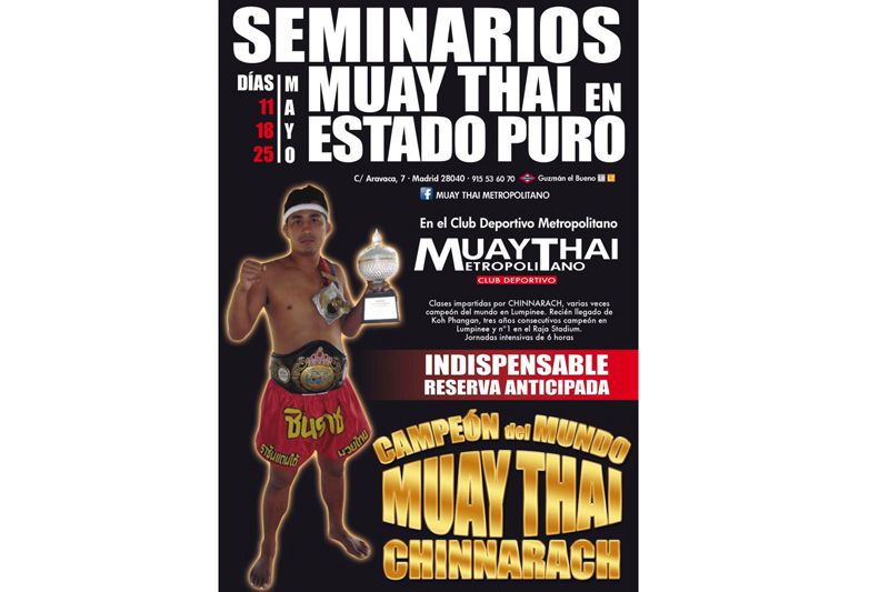 Últimas plazas para el Seminario de Muay Thai
