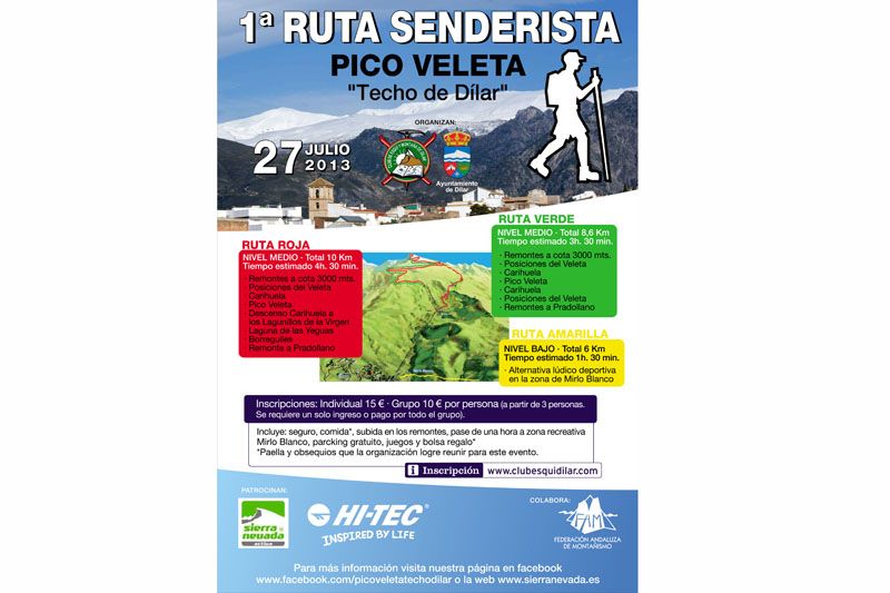 I Ruta Senderista Pico Veleta "Techo de Dílar"