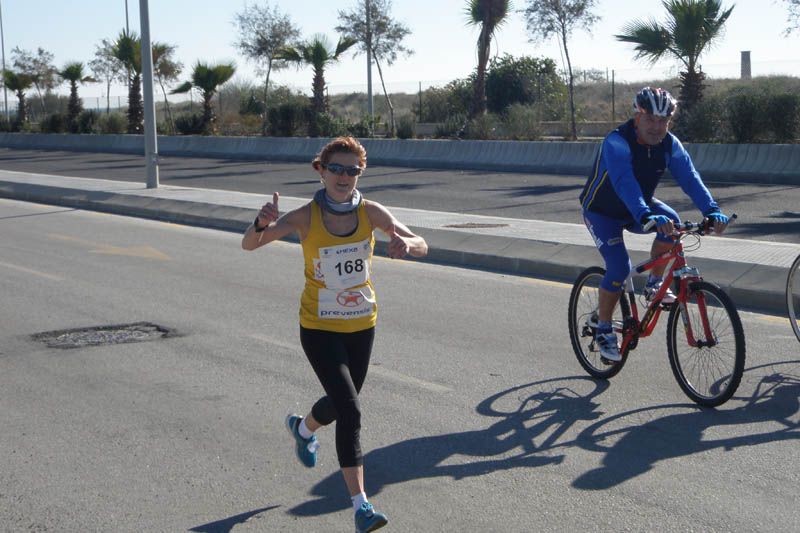 Laura Delgado, una curtida maratoniana en la Sansilvestrada