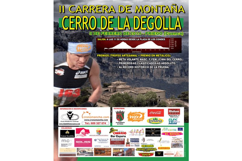 Sube a lo más alto en la II edición de la Subida al Cerro de la Degollá Sube a lo más alto en la II edición de la Subida al Cerro de la Degollá