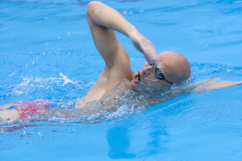 Domina la respiración en la piscina