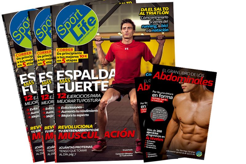 Sport Life marzo llega a los quioscos con el libro de los abdominales