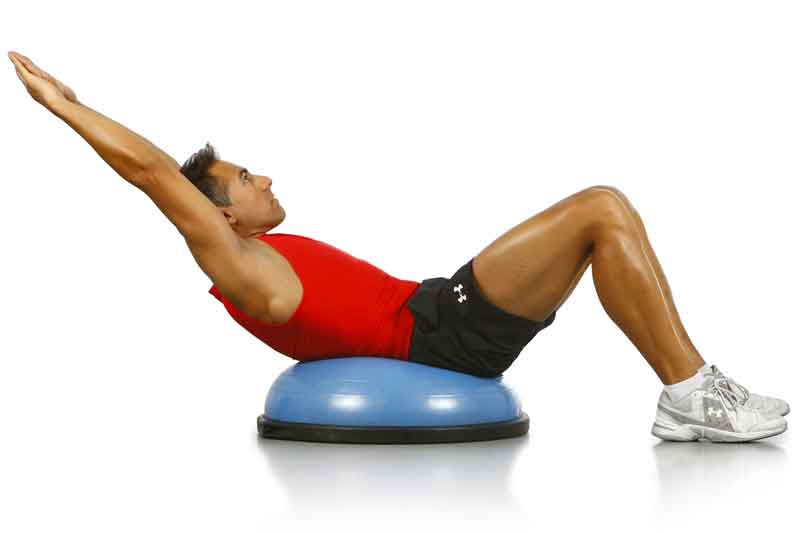 La clave del Curl up: controla la intensidad con los brazos