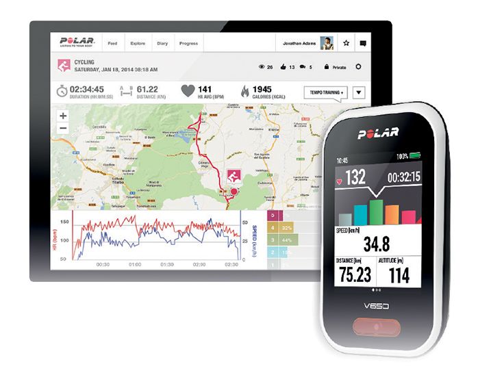 Llega el &#039;rey de los GPS para bicis&#039;: Polar V650