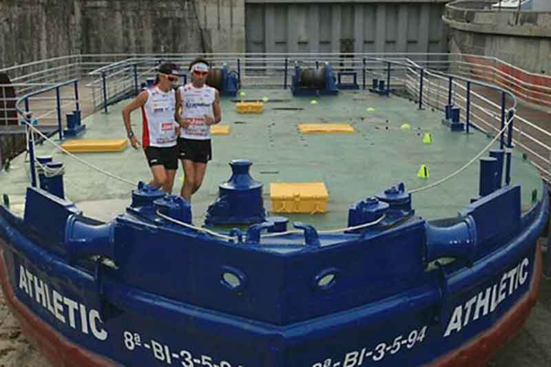 ¡Un maratón en la Gabarra!
