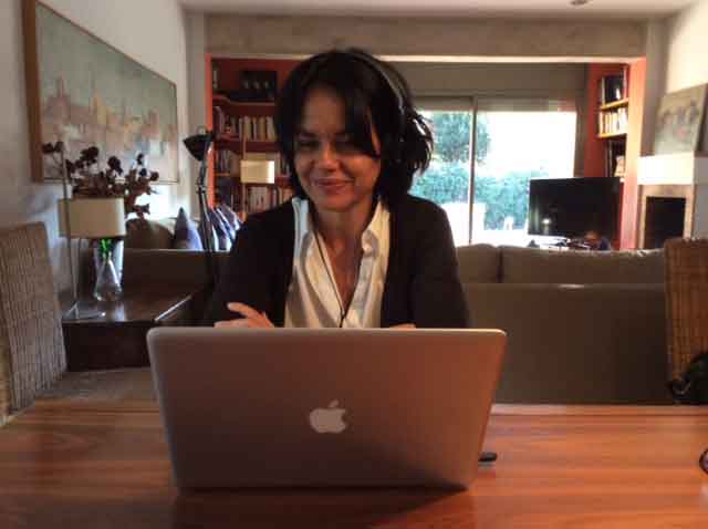 Comunicándome con Phil Maffetone vía Skype Comunicándome con Phil Maffetone vía Skype